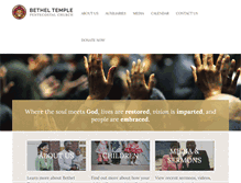 Tablet Screenshot of betheltemplepcoakcliff.com